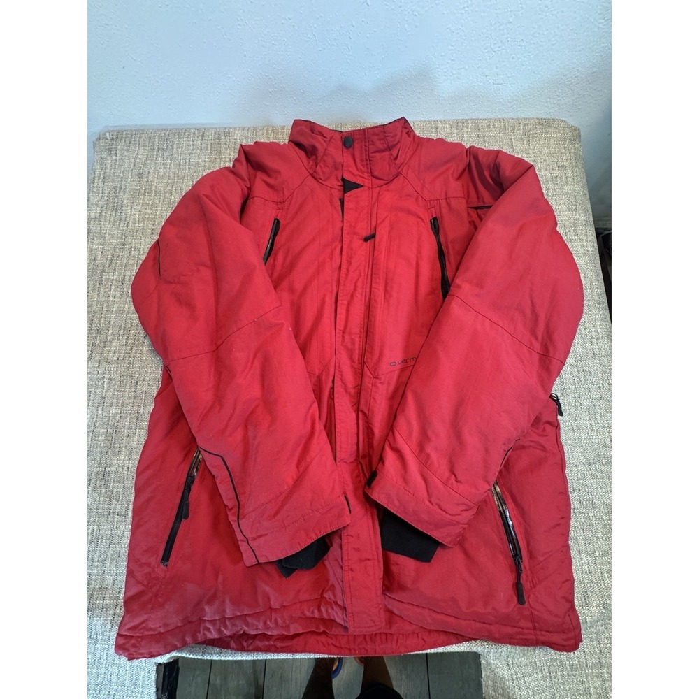 Obermeyer Raze Jacket Men XXL Red‎ Waterproof Insulated Ski Hooded Winter